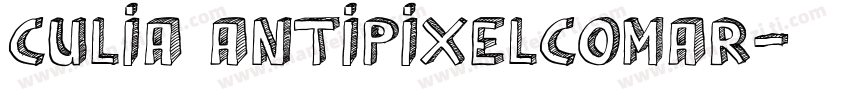Culia ANTIPIXELCOMAR字体转换